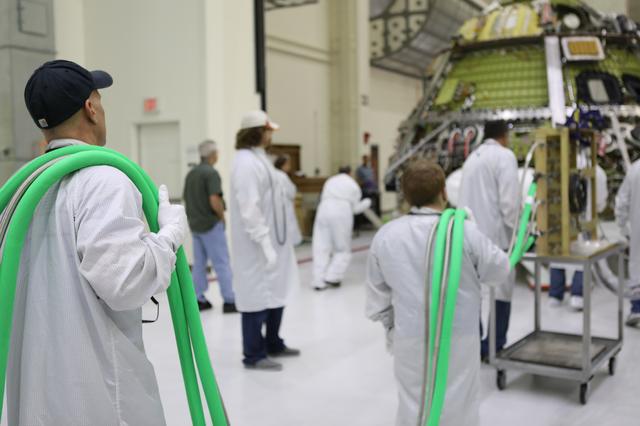 NASA image: Orion Crew Module Move