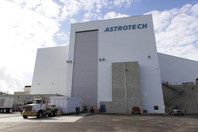 NASA image: GOES-S Arrival at Astrotech Space Operations