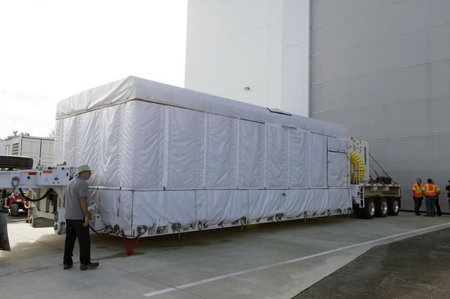 NASA image: GOES-S Arrival at Astrotech Space Operations