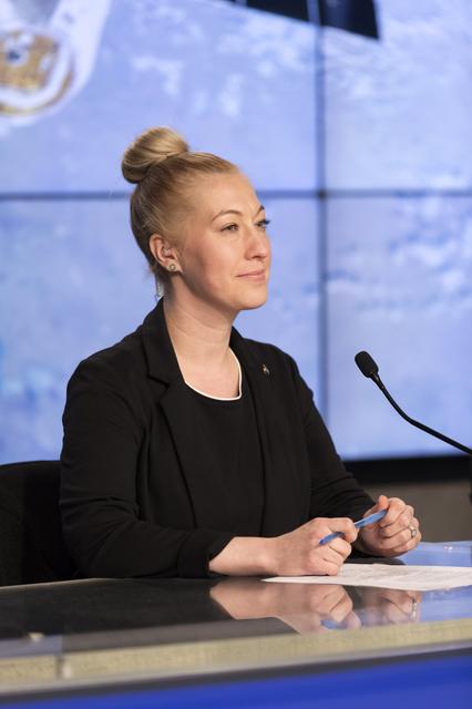 NASA image: SpaceX CRS-13 Prelaunch News Conference