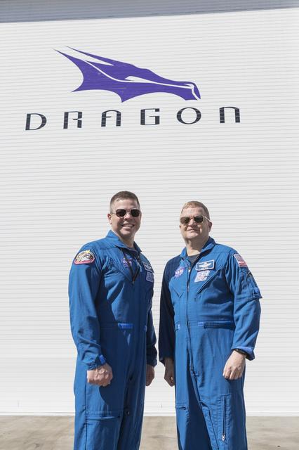 NASA image: Eric Boe and Bob Behnken - Dragon Tour