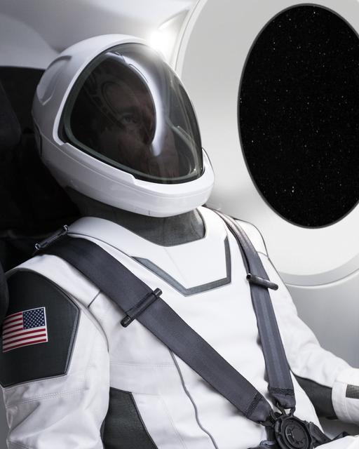 NASA image: SpaceX Spacesuit
