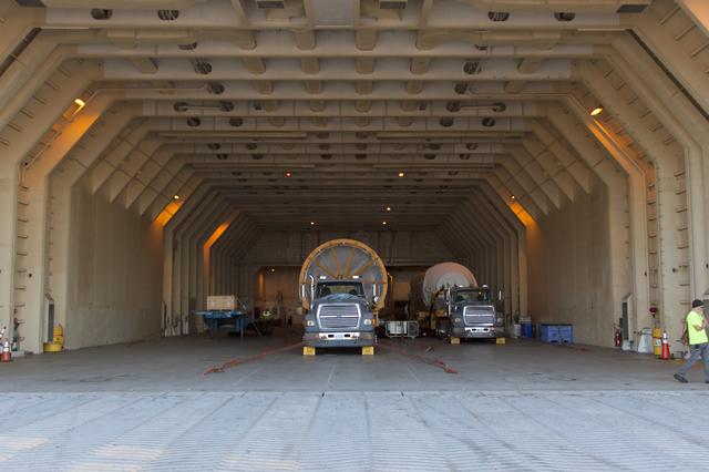 NASA image: GOES-S Atlas V Booster and Centaur Stages Arrival, Offload, and 