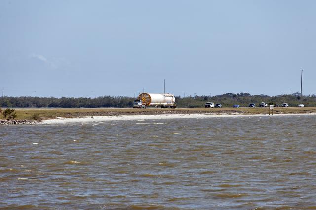 NASA image: GOES-S Atlas V Booster and Centaur Stages Arrival, Offload, and 