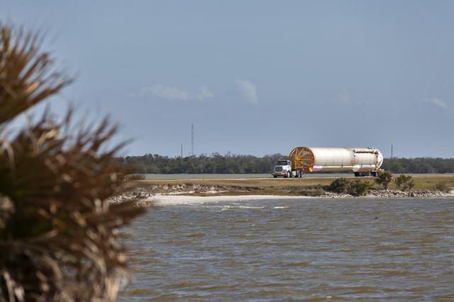 NASA image: GOES-S Atlas V Booster and Centaur Stages Arrival, Offload, and 