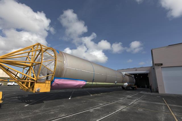 NASA image: GOES-S Atlas V Booster and Centaur Stages Arrival, Offload, and 