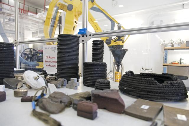 NASA image: 3D Printing of Bench
