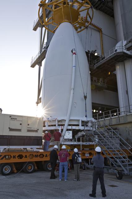 GOES-S Spacecraft Lift & Mate