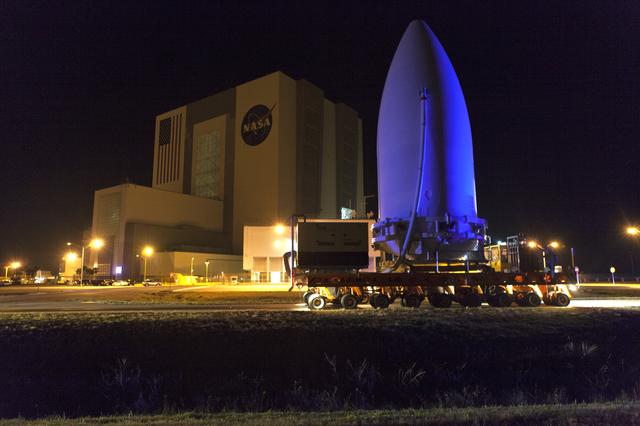 NASA image: GOES-S Spacecraft Transport from Astrotech to Pad 41