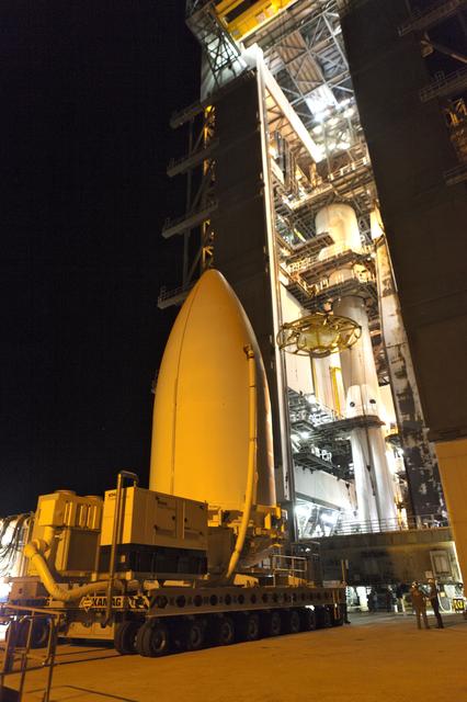 GOES-S Spacecraft Transport from Astrotech to Pad 41
