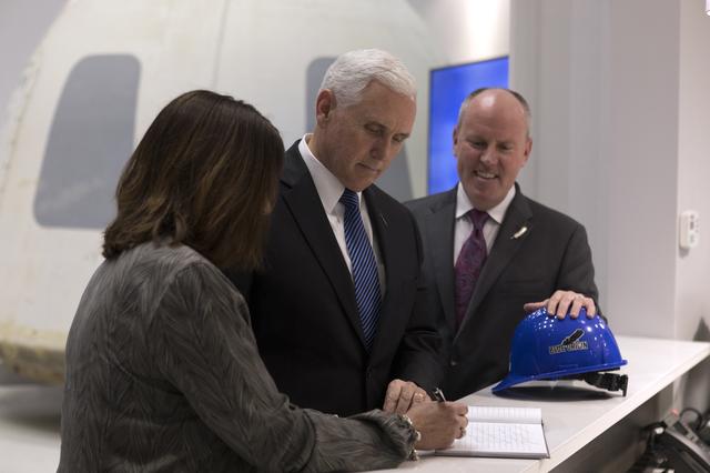 NASA image: Vice President Mike Pence Visits Kennedy Space Center
