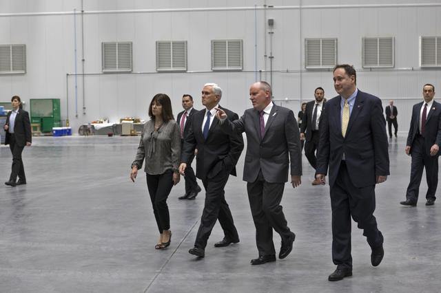 NASA image: Vice President Mike Pence Visits Kennedy Space Center