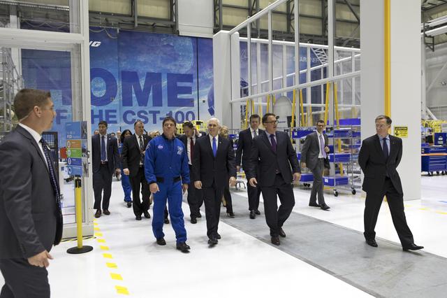 NASA image: Vice President Mike Pence Visits Kennedy Space Center - Tour of 