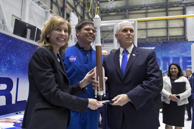NASA image: Vice President Mike Pence Visits Kennedy Space Center - Tour of 