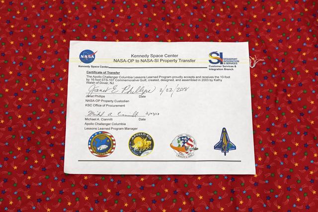 NASA image: Columbia Quilt