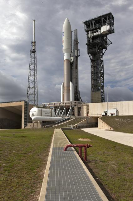 NASA image: GOES-S Rollout to Pad 