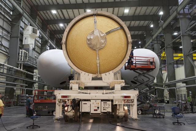 NASA image: Delta IV Heavy Centaur Stage Mate to Booster - Parker Solar Prob