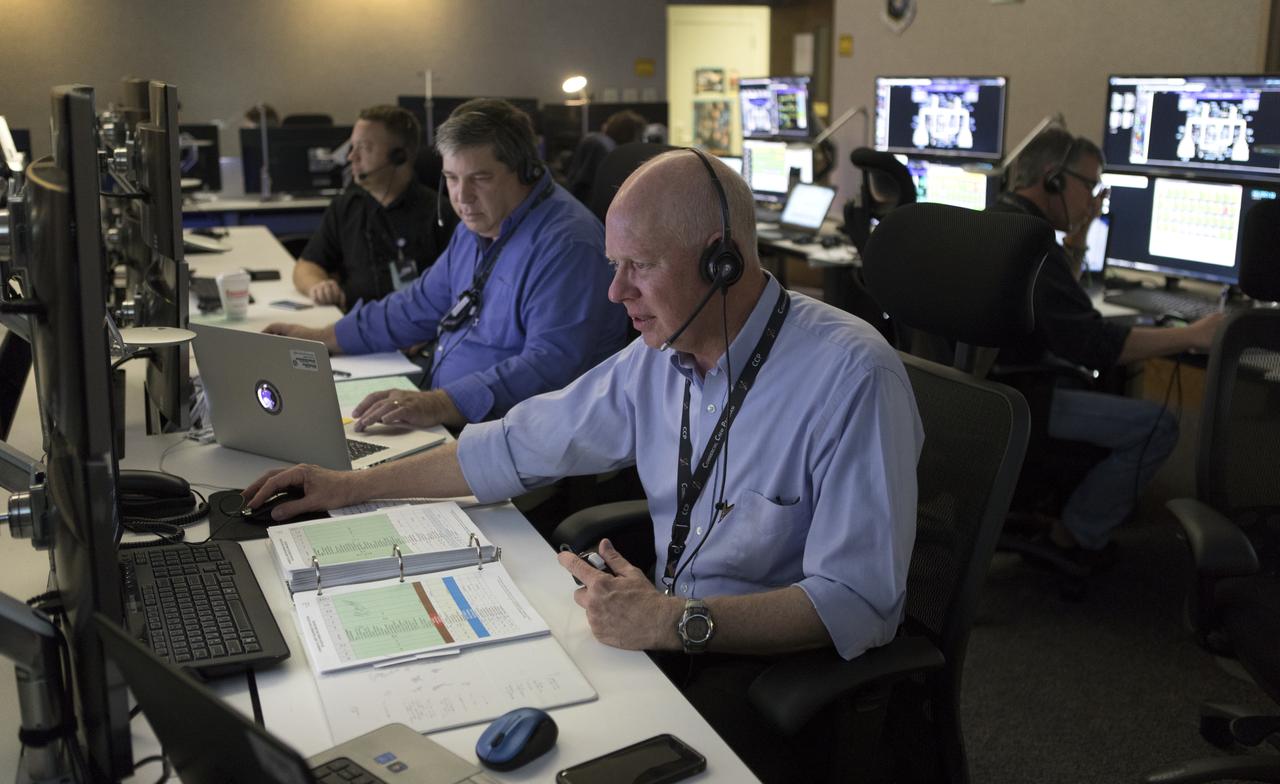 NASA, Boeing and United Launch Alliance (ULA) conduct a simulation of launch procedures for Boeing’s Orbital Test Flight, the first uncrewed test of the company’s CST-100 Starliner and a ULA Atlas V rocket. Launch teams participated in the simulation across the country, including inside the Launch Vehicle Data Center at Hangar AE at Cape Canaveral Air Force Station in Florida. The Starliner will launch on an Atlas V rocket to the International Space Station as part of NASA’s Commercial Crew Program. 