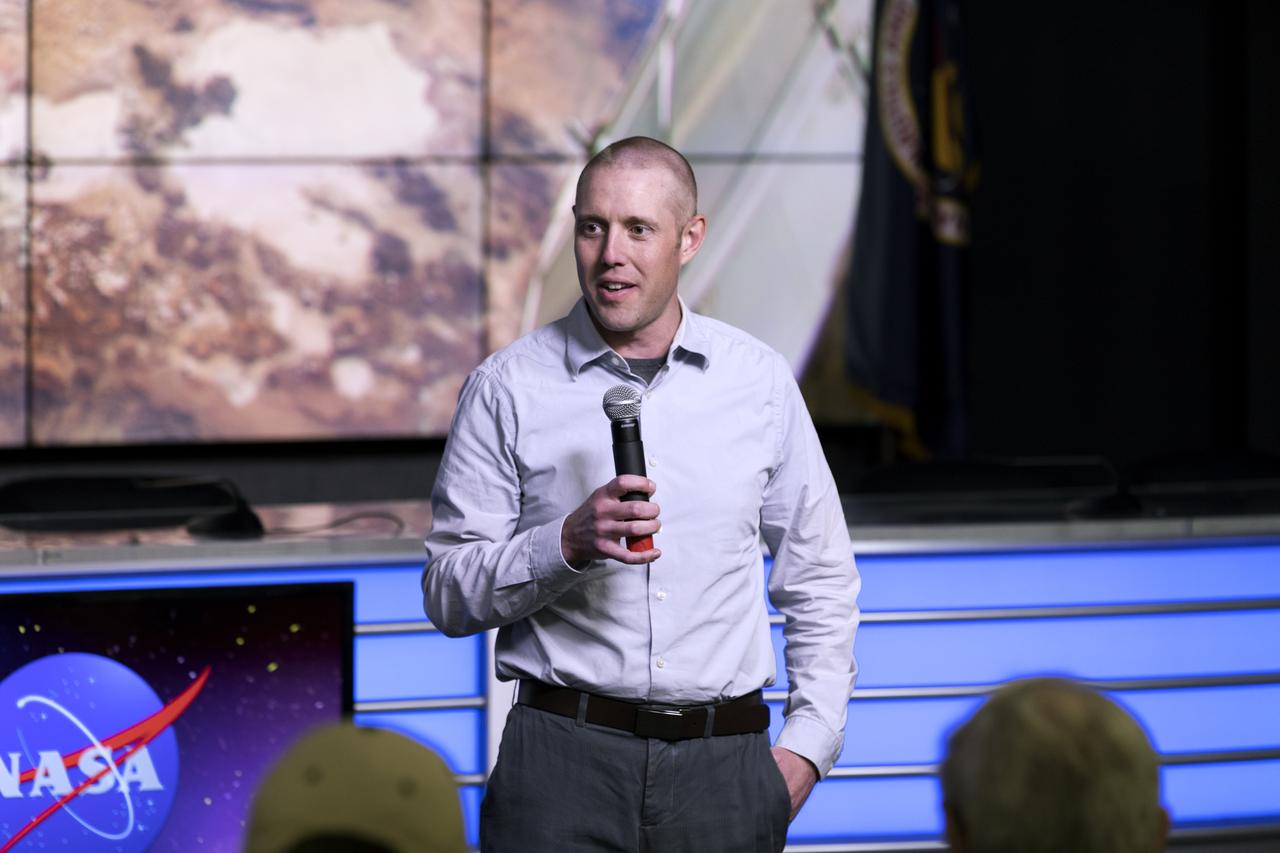 Dan Close, chief scientific officer at 490 BioTech, discusses the company's Metabolic Tracking investigation to evaluate the use of a new method to test, in microgravity, the metabolic impacts of pharmaceutical drugs. This is one of the scientific materials that will be aboard a Dragon spacecraft scheduled for liftoff from Cape Canaveral Air Force Station's Space Launch Complex 40 at 4:30 p.m. EST, on April 2, 2018. The SpaceX Falcon 9 rocket will launch the company's 14th Commercial Resupply Services mission to the space station.
