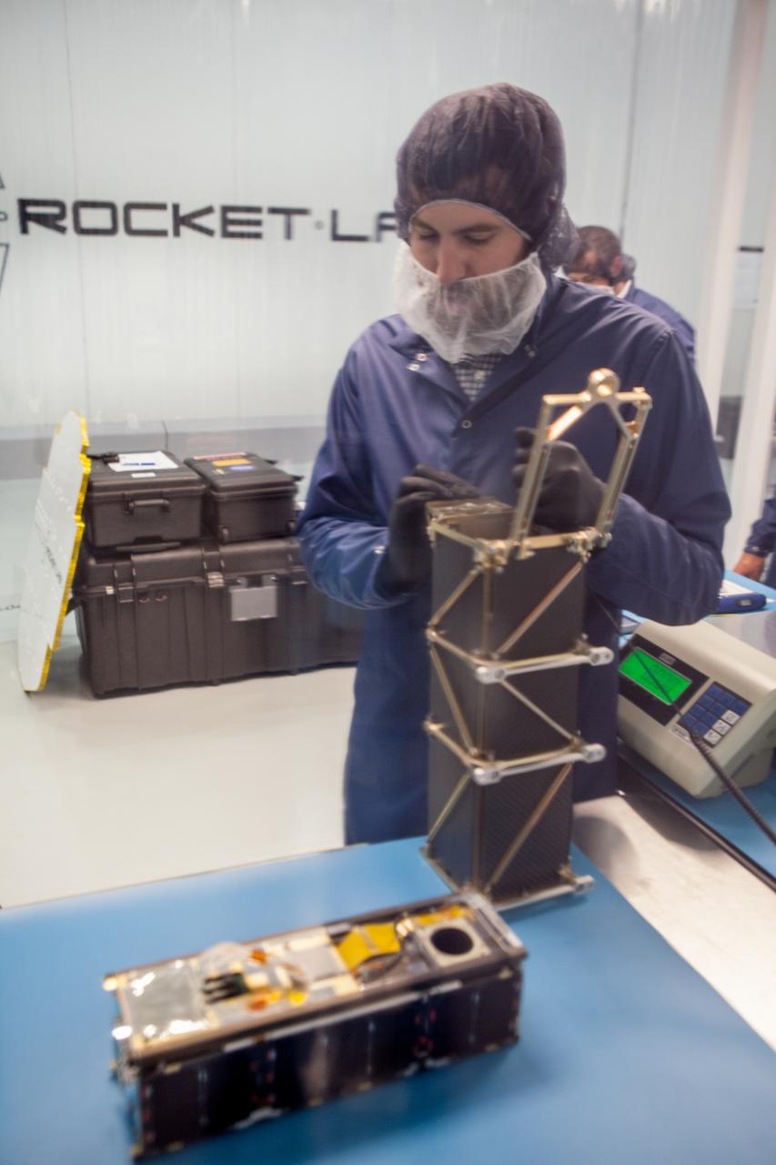 The CubeSat CeREs — short for Compact Radiation Belt Explorer. Its final destination: Earth’s radiation belts. Our planet is nestled in the center of two immense doughnut-shaped rings of radiation that swell and shrink in response to solar activity. This is a dynamic region of near-Earth space through which spacecraft and astronauts travel; understanding the belts’ behavior is crucial for ensuring their safety. From its high inclination, low-Earth orbit, the CubeSat — no larger than a loaf of bread — will face the tumultuous storms of the radiation belts. In particular, CeREs will examine how radiation belt electrons are energized and lost, particularly during events called microbursts — when sudden swarms of electrons stream into the atmosphere. CeREs will also inspect and characterize the high-energy particles that arrive at near-Earth space by way of the solar wind, the constant flow of charged particles from the Sun, 93 million miles away. The CubeSat was designed and built at NASA’s Goddard Space Flight Center in Greenbelt, Maryland.