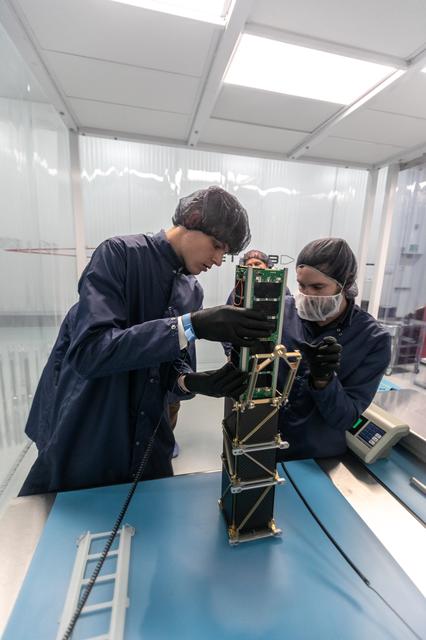 NASA image: ELaNa 19 / Venture Class CubeSats (RSat)