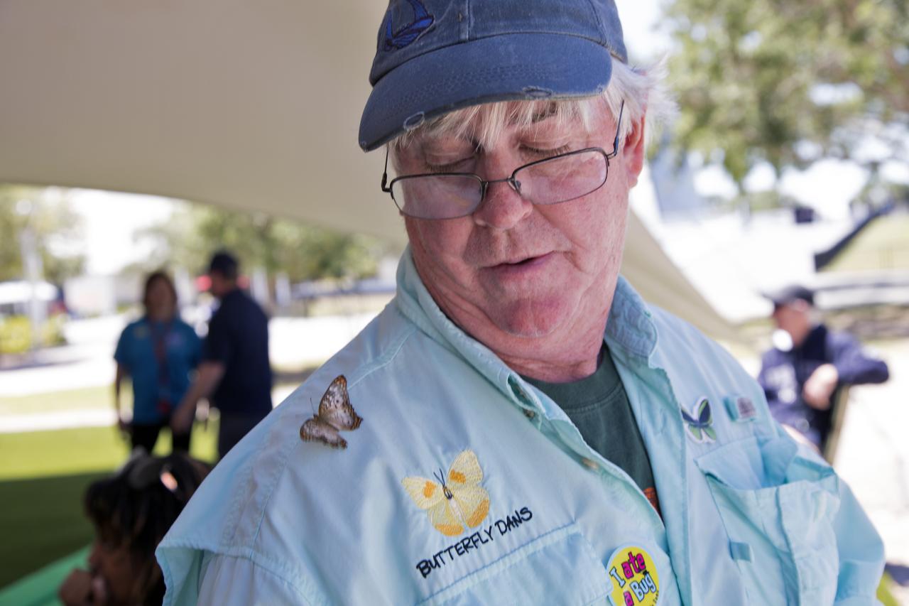 During the annual Earth Day celebration at the Kennedy Space Center Visitor Complex, guests have an opportunity to learn about the environment and meet Butterfly Dan” Dunwoody. The two-day event featured approximately 50 exhibitors offering information on a variety of topics, including electric vehicles, sustainable lighting, renewable energy, Florida-friendly landscaping tips, Florida’s biking trails and more.