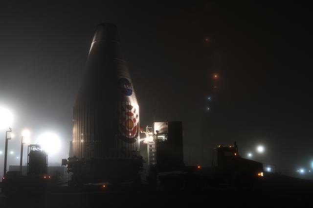 NASA image: InSight Rollout to Pad