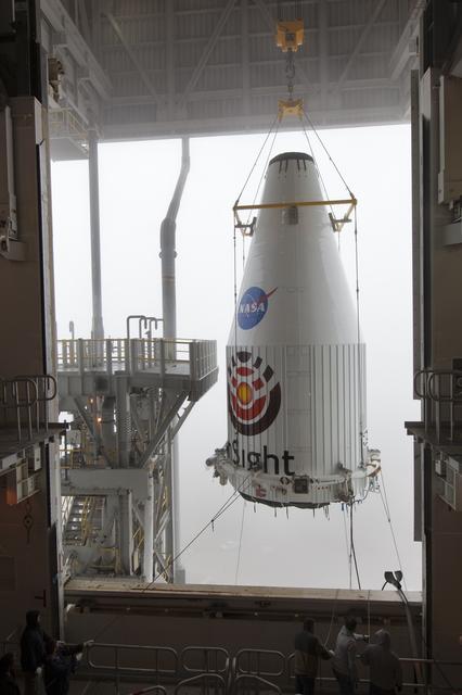 NASA image: InSight Rollout to Pad