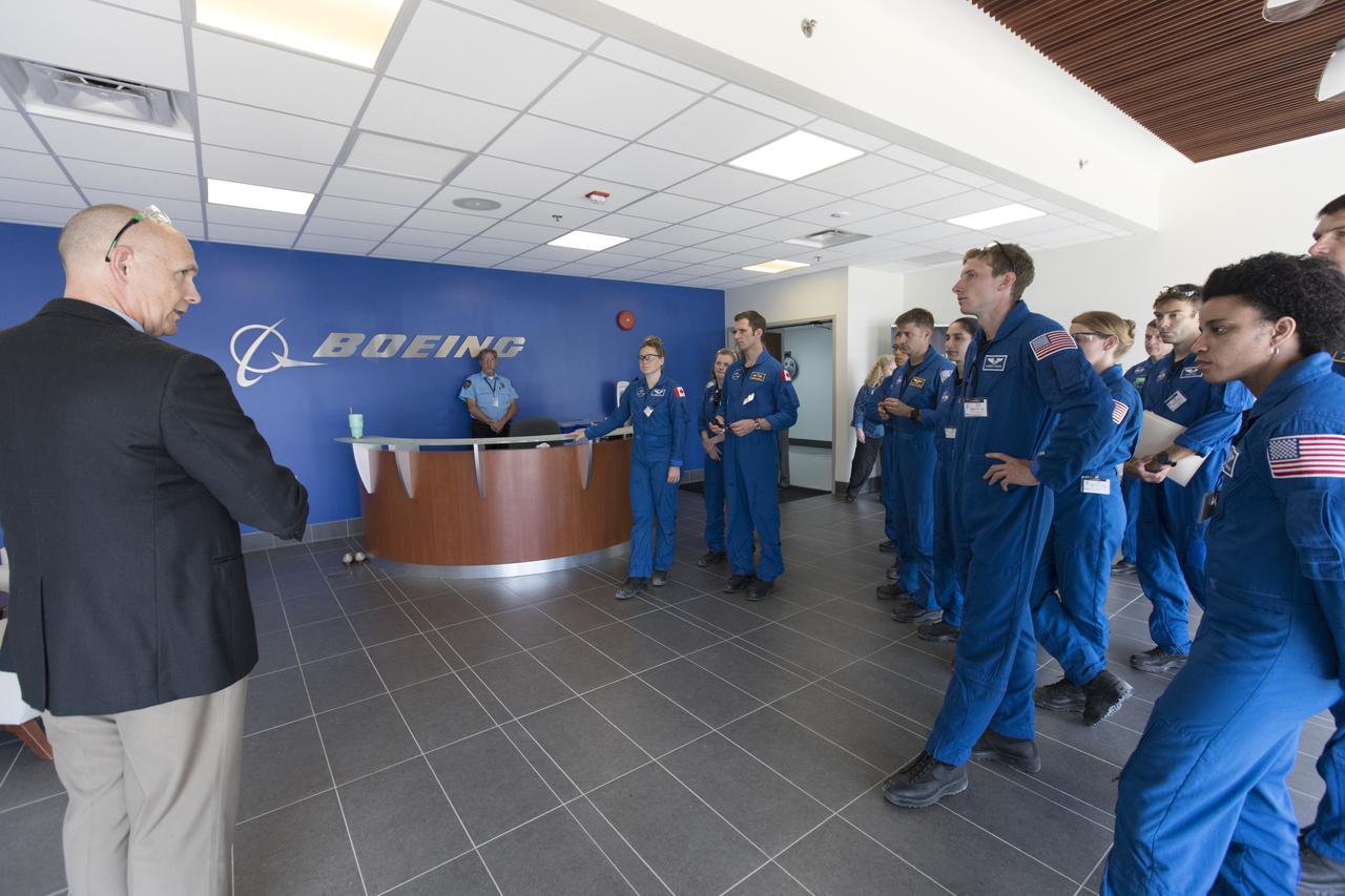 The 2017 class of astronaut candidates arrive at Boeing's Commercial Crew and Cargo Facility at NASA's Kennedy Space Center in Florida on May 1. They are at the center for a familiarization tour of facilities, including the Neil Armstrong Operations and Checkout Building high bay; the Launch Control Center, Launch Complex 39B, and the Vehicle Assembly Building. They also toured United Launch Alliance's Space Launch Complex 41 at Cape Canaveral Air Force Station, and SpaceX's Launch Complex 39A at Kennedy. The candidates will spend about two years getting to know the space station systems and learning how to spacewalk, speak Russian, control the International Space Station's robotic arm and fly T-38s, before they're eligible to be assigned to a mission. 
