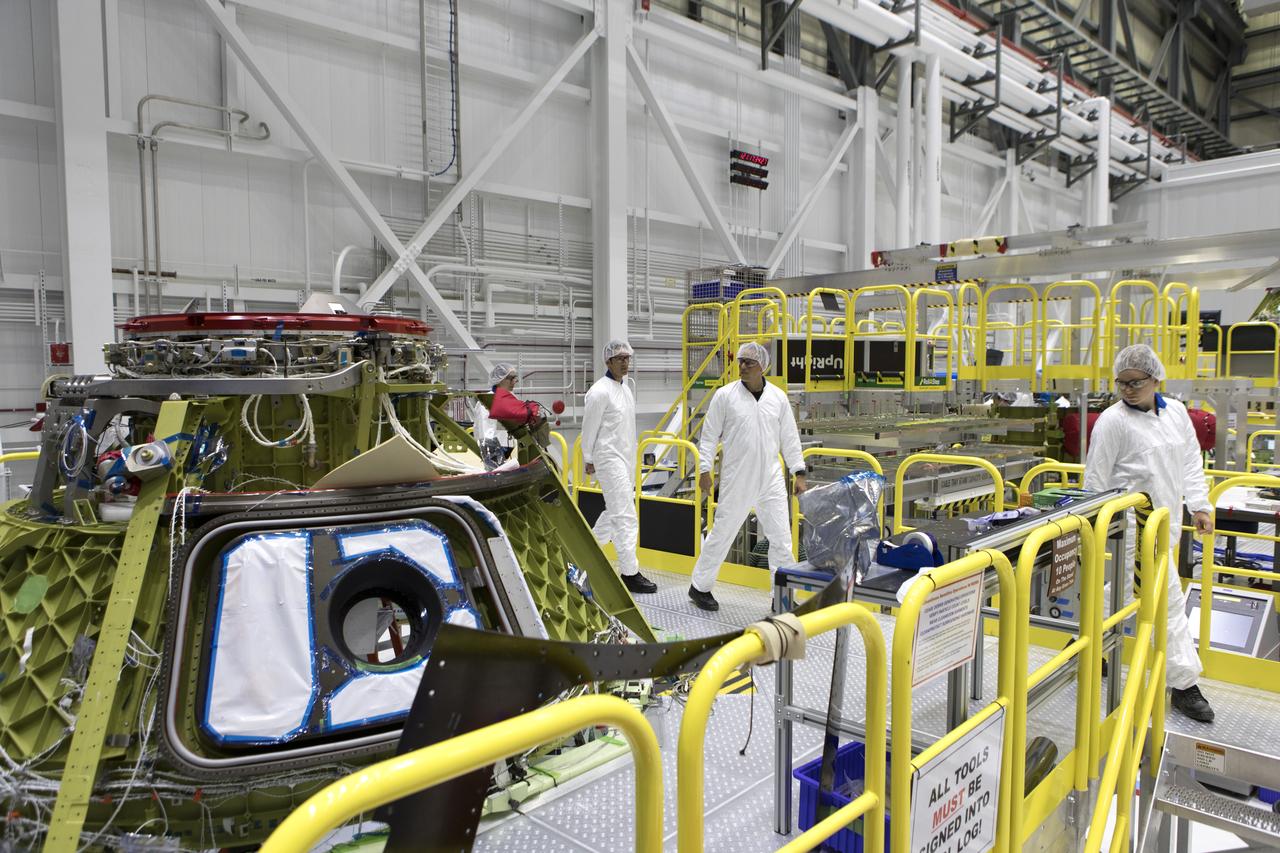 The 2017 class of astronaut candidates tour Boeing's Commercial Crew and Cargo Facility at NASA's Kennedy Space Center in Florida on May 1. They are at the center for a familiarization tour of facilities, including the Neil Armstrong Operations and Checkout Building high bay; the Launch Control Center, Launch Complex 39B, and the Vehicle Assembly Building. They also toured United Launch Alliance's Space Launch Complex 41 at Cape Canaveral Air Force Station, and SpaceX's Launch Complex 39A at Kennedy. The candidates will spend about two years getting to know the space station systems and learning how to spacewalk, speak Russian, control the International Space Station's robotic arm and fly T-38s, before they're eligible to be assigned to a mission. 