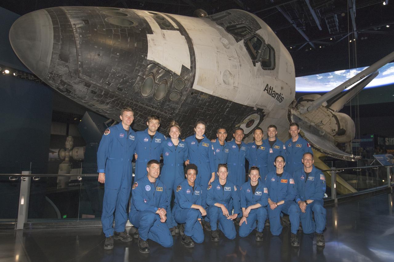 The 2017 class of astronaut candidates toured the Kennedy Space Center Visitor Complex and viewed exhibits, including Space Shuttle Atlantis, during a familiarization tour of facilities at NASA's Kennedy Space Center in Florida. The candidates toured center facilities, including the Neil Armstrong Operations and Checkout Building high bay; Launch Control Center, Launch Pad 39B and the Space Station Processing Facility. They also toured Boeing's Commercial Crew and Cargo Facility, United Launch Alliance's Space Launch Complex 41 at Cape Canaveral Air Force Station, and SpaceX's Launch Pad 39A at Kennedy. The candidates will spend about two years getting to know the space station systems and learning how to spacewalk, speak Russian, control the International Space Station's robotic arm and fly T-38s, before they're eligible to be assigned to a mission.