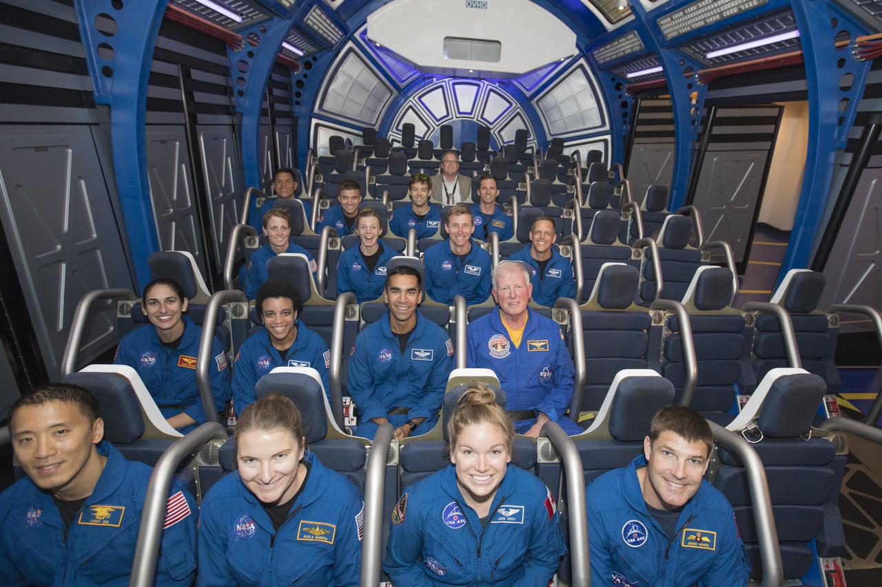 The 2017 class of astronaut candidates toured the Kennedy Space Center Visitor Complex and viewed exhibits, including Space Shuttle Atlantis, during a familiarization tour of facilities at NASA's Kennedy Space Center in Florida. The candidates toured center facilities, including the Neil Armstrong Operations and Checkout Building high bay; Launch Control Center, Launch Pad 39B and the Space Station Processing Facility. They also toured Boeing's Commercial Crew and Cargo Facility, United Launch Alliance's Space Launch Complex 41 at Cape Canaveral Air Force Station, and SpaceX's Launch Pad 39A at Kennedy. The candidates will spend about two years getting to know the space station systems and learning how to spacewalk, speak Russian, control the International Space Station's robotic arm and fly T-38s, before they're eligible to be assigned to a mission.