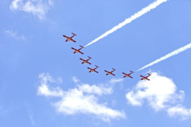 NASA image: NASA and Canadian Snowbirds Aircrafts 