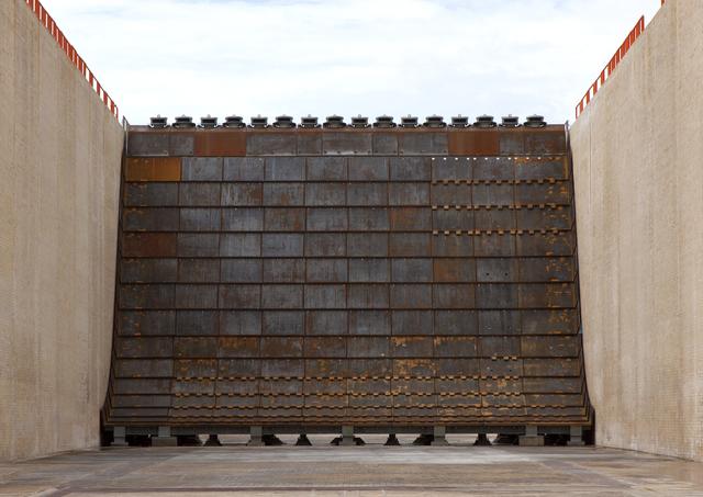 NASA image: Flame Deflector Complete at Launch Complex 39B