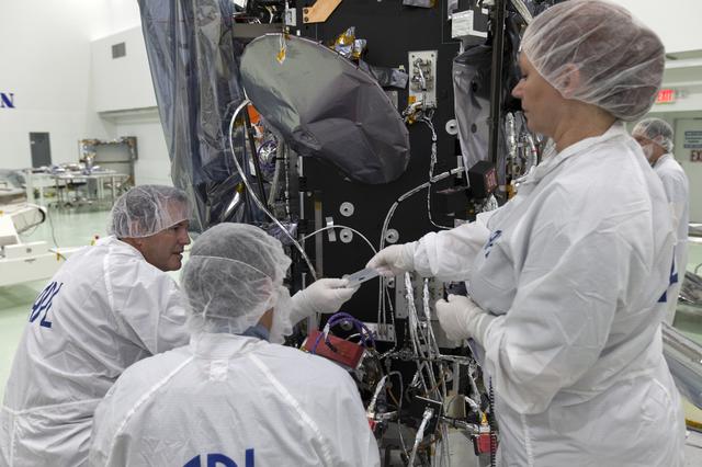 NASA image: Parker Solar Probe "Name Chip" Installation