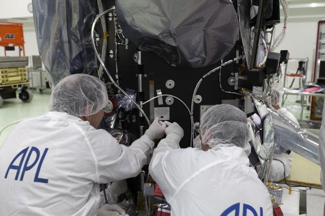 NASA image: Parker Solar Probe "Name Chip" Installation
