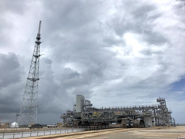 NASA image: Crawler Transporter 2 at Launch Complex 39B