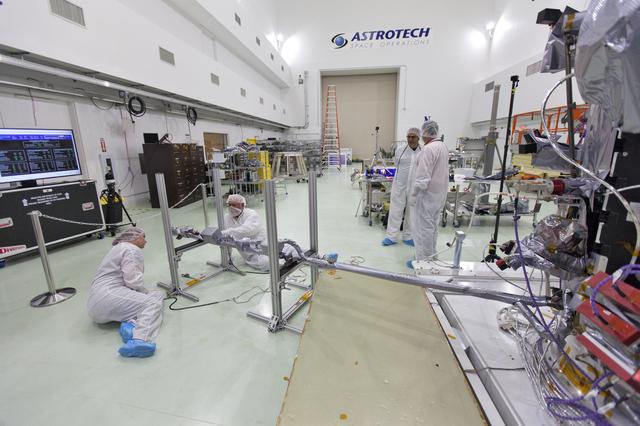 NASA image: Parker Solar Probe Magnetometer Boom Deployment