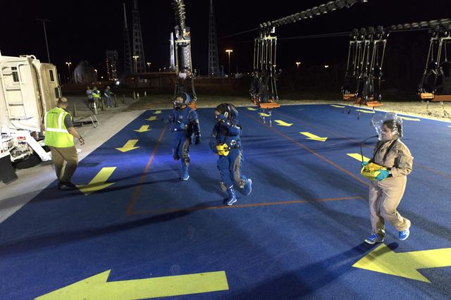 NASA image: Boeing/ULA Egress Demonstration