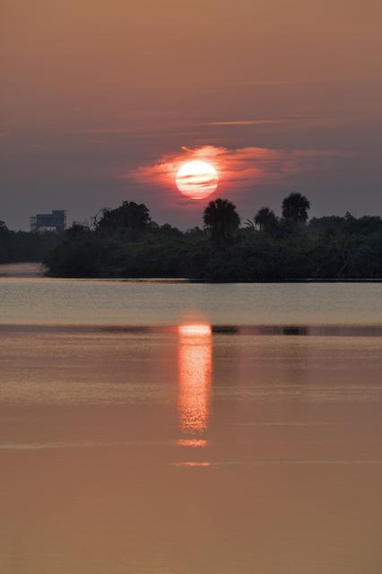 NASA image: Sunrise at NASA's Kennedy Space Center
