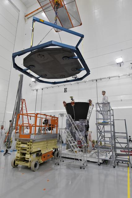 NASA image: Parker Solar Probe Heat Shield Installation