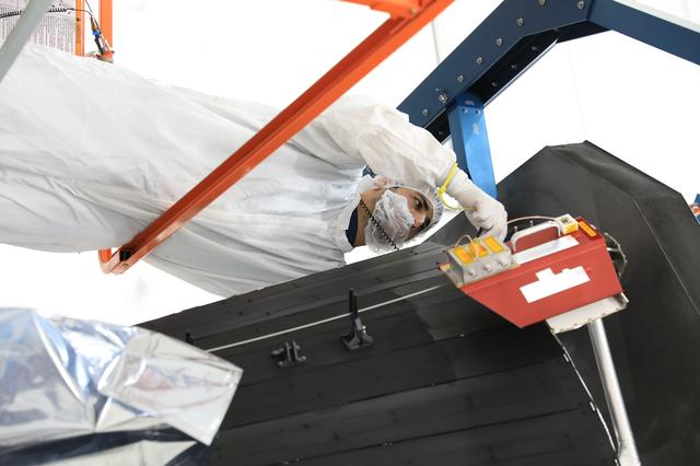 NASA image: Parker Solar Probe Heat Shield Installation