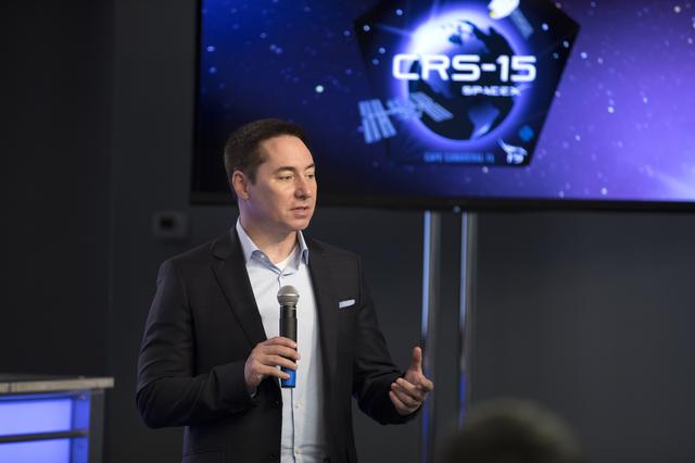 NASA image: SpaceX CRS-15 What's On Board Science Briefing