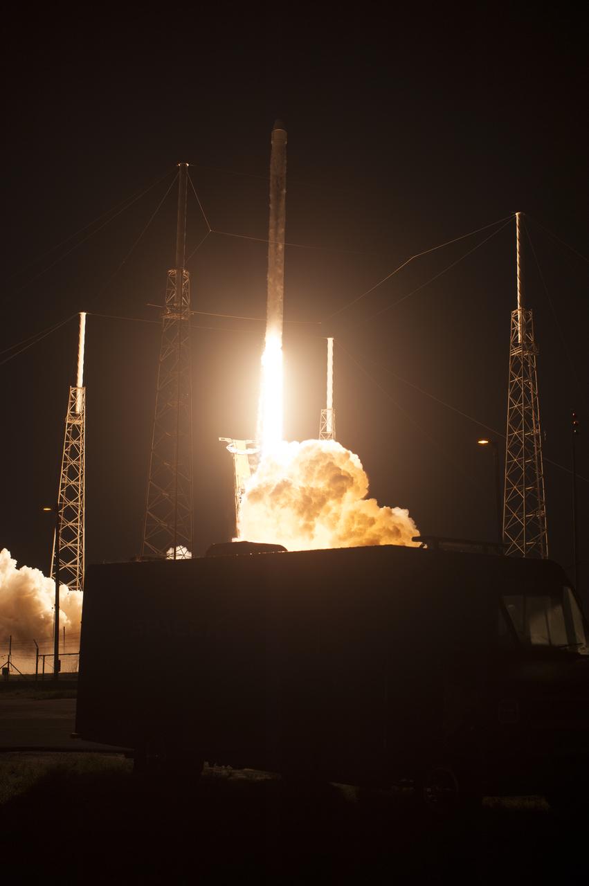 SpaceX CRS-15 lifts off from Space Launch Complex 40 at Cape Canaveral Air Force Station in Florida. 