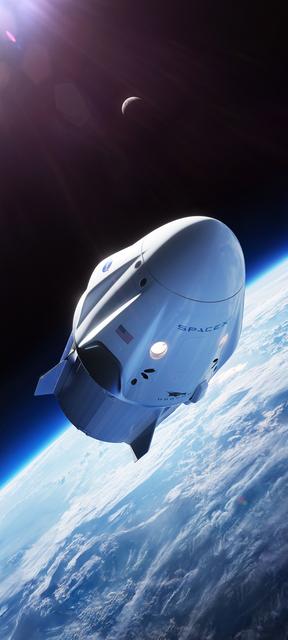 NASA image: SpaceX Crew Dragon Banner 