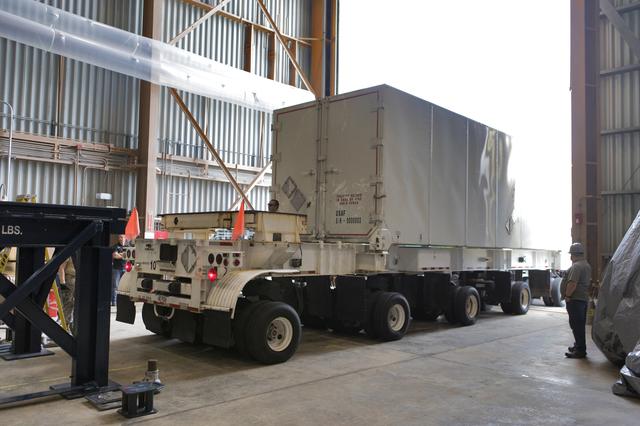 NASA image: Ascent Abort 2 (AA-2) Ground Test Motor Arrival