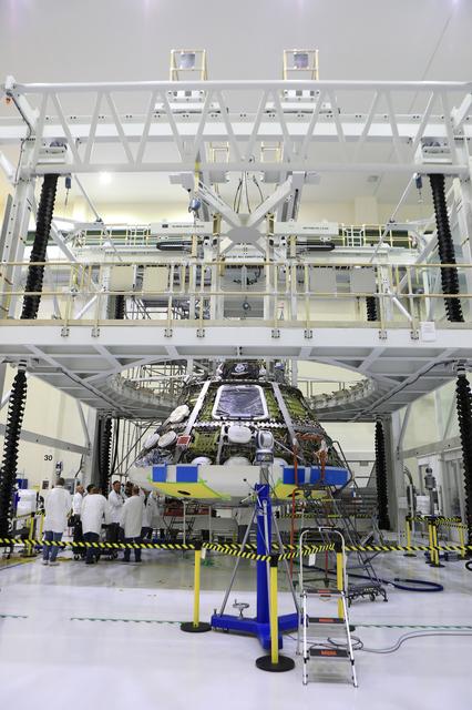 NASA image: Orion Heat Shield Installation