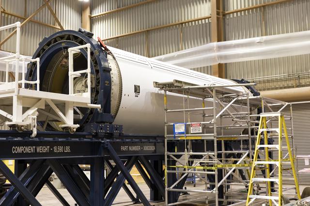 NASA image: Ascent Abort 2 (AA-2) Ground Test Motor on Stand