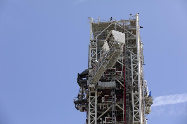 NASA image: Crew Access Arm Swing Test