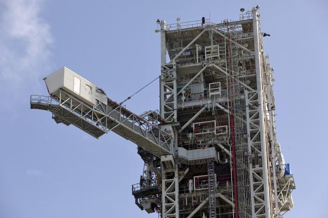 NASA image: Crew Access Arm Swing Test